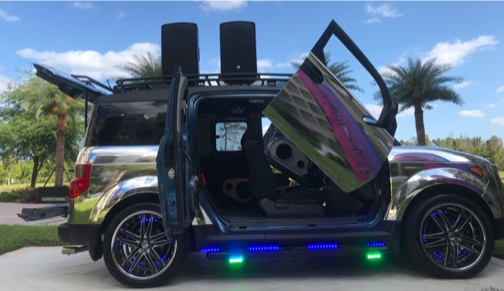 Honda Element Xtreme; Mobile DJ Vehicle Entertainment