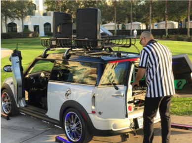 MINI Cooper Xtreme; Mobile DJ Vehicle Entertainment